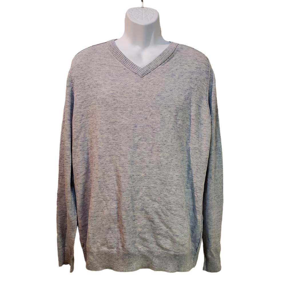 14th & Union Sweater Light Blue V‎ Neck Size L New Men's